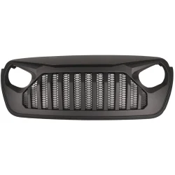 Grill Angry Eyes Matte Black OFD - Jeep Wrangler JL 2018-