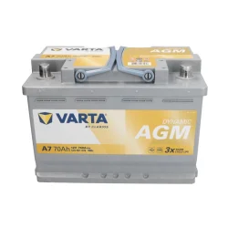 Akumulator AGM VARTA 70 Ah / 760 A Prawy +