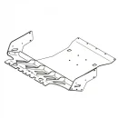 Płyta osłonowa podwozia przód Heavy Duty MAER Mercedes Sprinter II (W906) 06-19