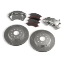 Zestaw przednich hamulców Big Brake Kit nacinane tarcze – 5×5” & 5×5.5” - Jeep Wrangler JK