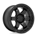 Felga aluminiowa D750 Block Matte Black W/ Black Ring Fuel 18x9" 5x127 ET 20