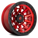 Felga aluminiowa D695 Covert Candy Red/Black Ring Fuel 5x127 20x9" ET: 20