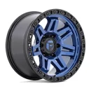 Felga aluminiowa D813 Syndicate Dark Blue W/ Black Ring Fuel 17x9" ET: -12 5x127