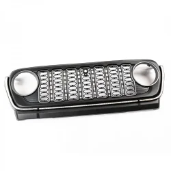 Grill z paskiem LED i otworem na kamerę OFD Jeep Wrangler JL Gladiator JT