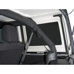 Zestaw 3 belek dachowych HD Rhino Rack ze wzmocnieniem Backbone Jeep Wrangler JK