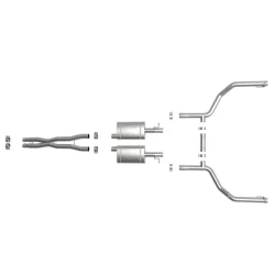 Układ dolotowy Super Stock Induction System w/Pro 5R Filter Media | Dodge Challenger 3.6-6.4 |2015-2023