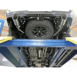 Układ wydechowy Vulcan Series 3 IN to 3-1/2 IN 304 Stainless Steel Cat-Back Exhaust System w/ Black Tip| RAM TRX | 6.2 V8 | 2021-2024