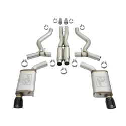 Układ Wydechowy MACH Force-Xp 304 Stainless Steel 3 IN Cat-Back Exhaust System Black | Ford Mustang GT | 5.0 V8 | 3.7 V6