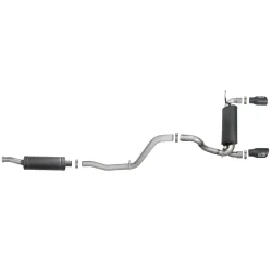 Układ wydechowy Rebel Series 2-1/2 IN 304 Stainless Steel Cat-Back Exhaust System | Jeep Wrangler JL 3.6 V6 | 2018-2025