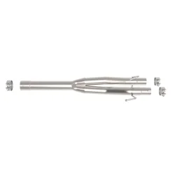 Zmienna rura tłumik środkowy Apollo GT Series 3 IN 409 Stainless Steel Muffler Delete Pipe | RAM 1500 CLASIC (DS) 5.7L H