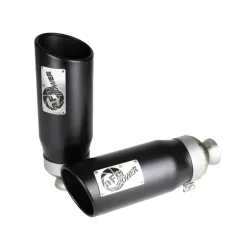 CZARNE końcówki wydechu zestaw MACH Force-Xp 5 IN Stainless Steel Direct-Fit Exhaust Tip Set | RAM 1500 DT DS | 2008-2025
