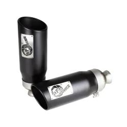 CZARNE końcówki wydechu zestaw MACH Force-Xp 5 IN Stainless Steel Direct-Fit Exhaust Tip Set | RAM 1500 DT DS | 2008-202
