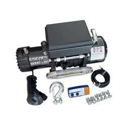 Wyciągarka Escape 6000ES 6000 lbs [2727 kg] z liną syntetyczną szarą