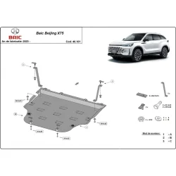 Stalowa osłona silnika Baic Beijing X75 (2023-2025)