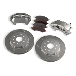 Zestaw przednich hamulców Big Brake Kit nacinane tarcze – 5×5” & 5×5.5” - Jeep Wrangler JK