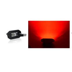 Dwufunkcyjna Lampa LED do zabudowy biało / czerwone światło