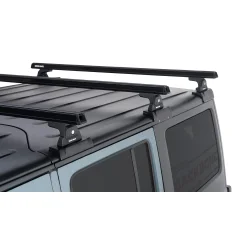 Zestaw 3 belek dachowych HD Rhino Rack ze wzmocnieniem Backbone Jeep Wrangler JK