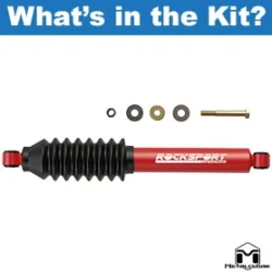 Amortyzator skrętu RockSport RED Metalcloak Jeep Wrangler TJ