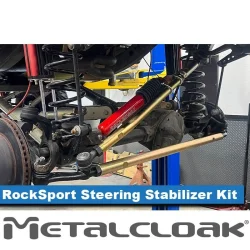 Amortyzator skrętu RockSport RED Metalcloak Jeep Wrangler TJ