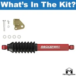 Amortyzator skrętu RockSport RED Metalcloak Jeep Wrangler JK