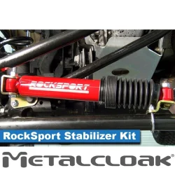 Amortyzator skrętu RockSport RED Metalcloak Jeep Wrangler JK