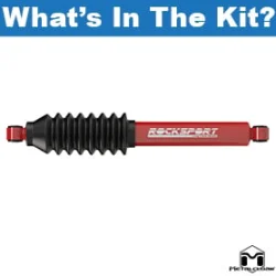 Amortyzator skrętu Jeep Wrangler JL JT RockSport RED Metalcloak