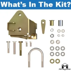 Relokacja drążka Panharda i amortyzatora skrętu Jeep Wrangler JL Gladiator JT