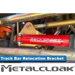 Relokacja drążka Panharda i amortyzatora skrętu Jeep Wrangler JL Gladiator JT