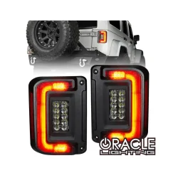 Niskoprofilowe tylne lampy z modułem EU Jeep Wrangler JK