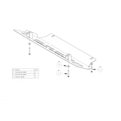 Osłona chłodnic i zderzaka przedniego Mitsubishi Pajero 4 / Montero 4 2006-2014 aluminiowa