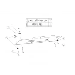 Osłona skrzyni biegów Offroad Nissan Navara D40 2005-2015