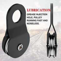 Zblocze linowe 8 ton do wyciagarki elektrycznej hydraulicznej samochodowej bloczek off-road X-bull