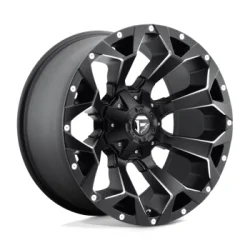 Felga aluminiowa D546 Assault Matte Black Milled Fuel 17x8,5" ET: 25 5x108 5x127