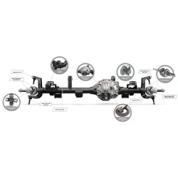 Przedni most Ultimate Dana 44™ AdvanTEK® Axle Jeep Wrangler JL 5.13 Spicer