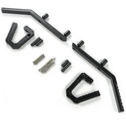 Uchwyt, rączki do wsiadania aluminiowe przód i tył OFD Jeep Wrangler JK 4D