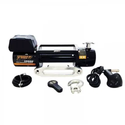 Wyciągarka elektryczna Kangaroowinch K12000 Performance Series 12V bez liny z prowadnicą ślizgową