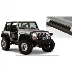 Zestaw listew progowych, nakładek Bushwacker Rocker Jeep Wrangler JK 2 Drzwi