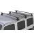 Zestaw 3 belek dachowych Vortex ze wzmocnieniem Backbone Jeep Wrangler JL