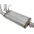 Układ wydechowy Vulcan Series 3 IN to 3-1/2 IN 304 Stainless Steel Cat-Back Exhaust System w/ Black Tip| RAM TRX | 6.2 V8 | 2021-2024