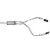 Aktywny układ wydechowy Gemini XV 3 IN 304 Stainless Steel Cat-Back Exhaust System w/ Cut-Out Black | RAM 1500 (DT) 5.7L