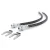 Przewody hamulcowe gumowe lift 2” - 6” Jeep Cherokee XJ