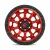 Felga aluminiowa D695 Covert Candy RED Black Bead Ring Fuel 6x139,7 18x9 ET-12