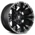 Felga aluminiowa D569 Vapor matte black/double dark tint Fuel 10x17" 5x127 / 5x114.3 ET:-18