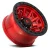 Felga aluminiowa D695 Covert Candy Red/Black Ring Fuel 5x127 20x9