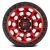 Felga aluminiowa D695 Covert Candy Red/Black Ring Fuel