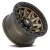 Felga aluminiowa D696 Covert Matte Bronze/Black Ring Fuel 20