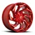 Felga aluminiowa D754 Reaction Candy RED Milled Fuel 20x10" ET: -18 5x114.3 5x127