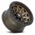 Felga aluminiowa D696 Covert Matte Bronze/Black Ring Fuel 18
