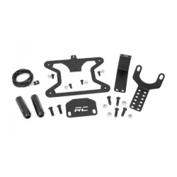 Relokacja mocowania tablicy rejestracyjnej - Jeep Wrangler JK